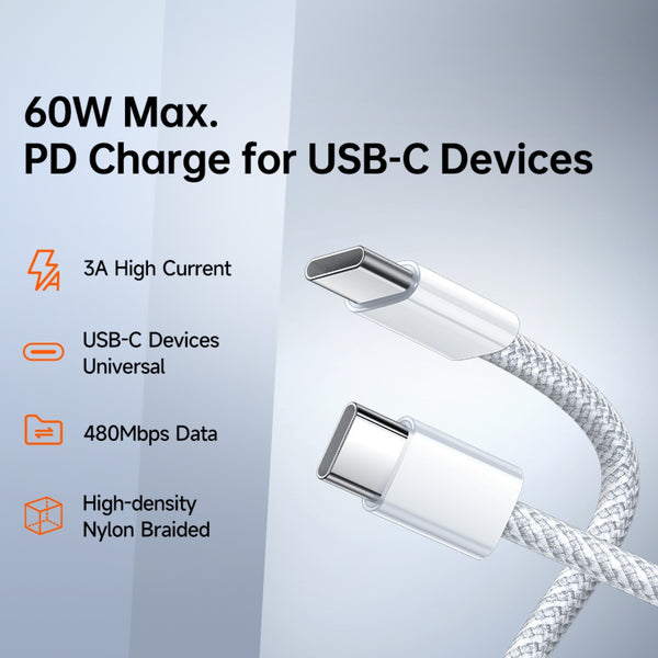MCDODO CA-5690 60W USB-C to USB-C Data Cable 1m