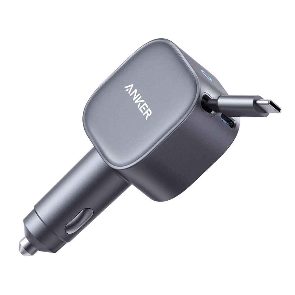 ANKER Nano Car Charger (75W, USB-C Port, Built-In USB-C Cable) A2738HA1