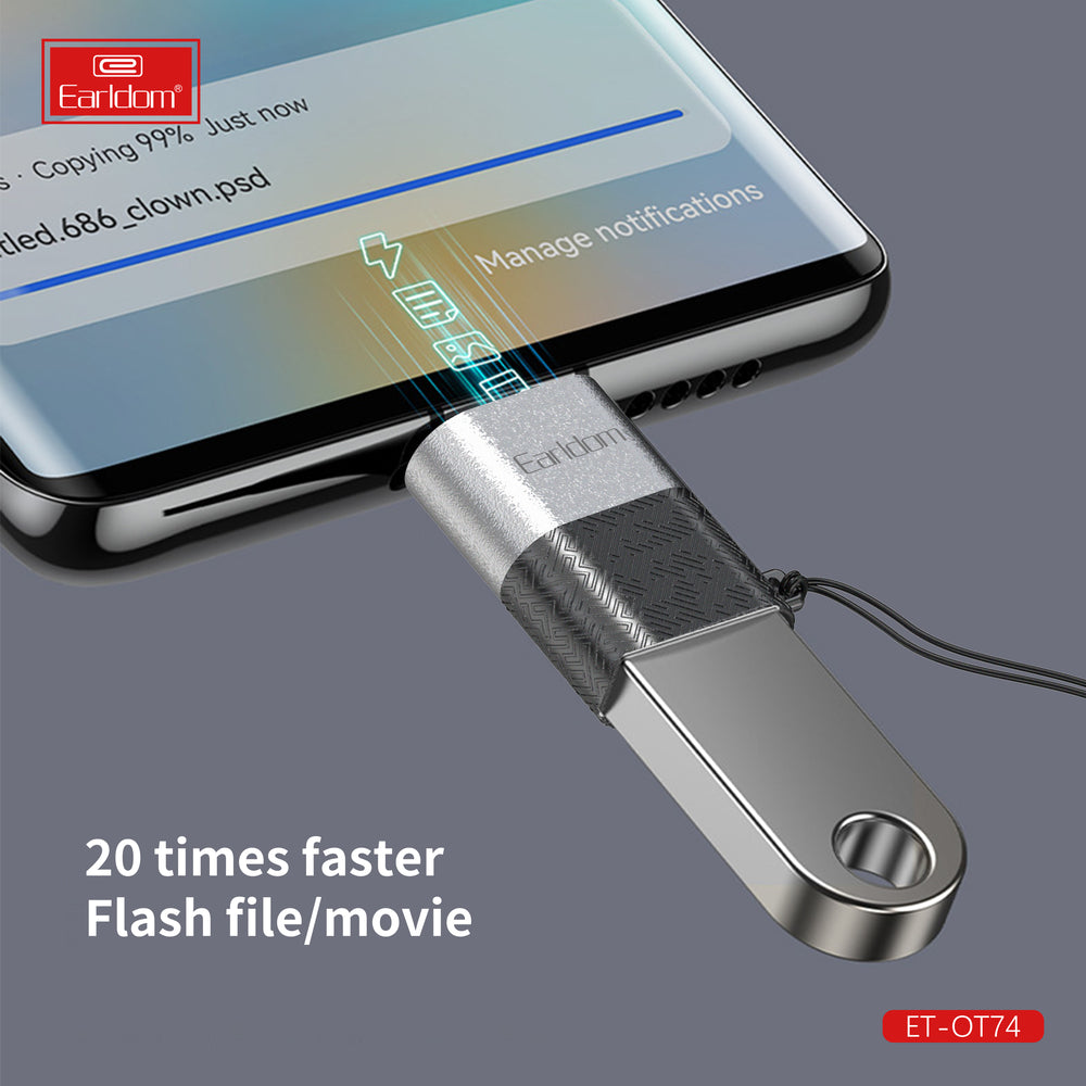 Earldom ET-OT74 USB to Lightning Adapter