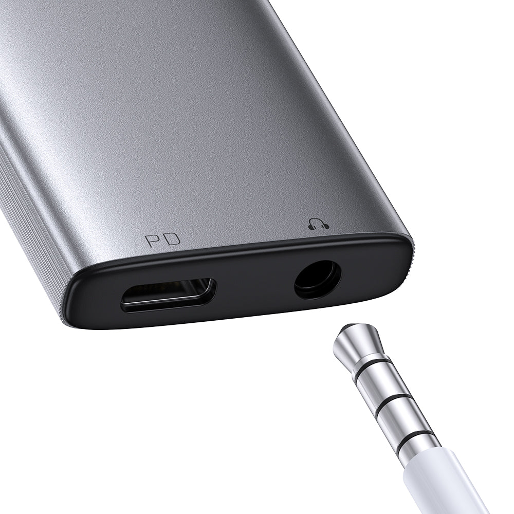 MCDODO CA-5050 2 in 1 USB-C to USB-C+3.5mm Audio Adapter