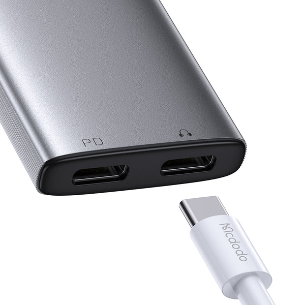 MCDODO CA-5570 2 in 1 USB-C to Dual USB-C Audio Adapter