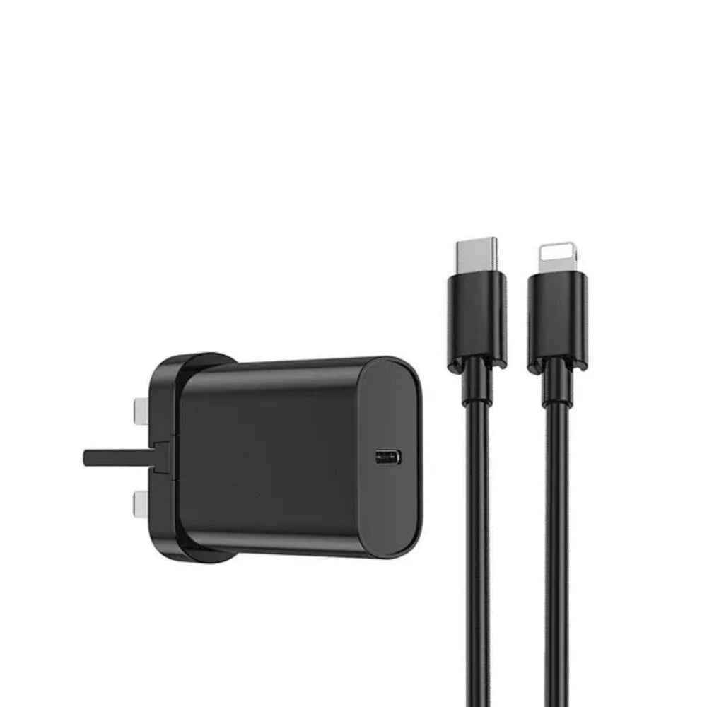 WiWU 20W PD Charger+ Cable Set C to L Cable Wi-U001