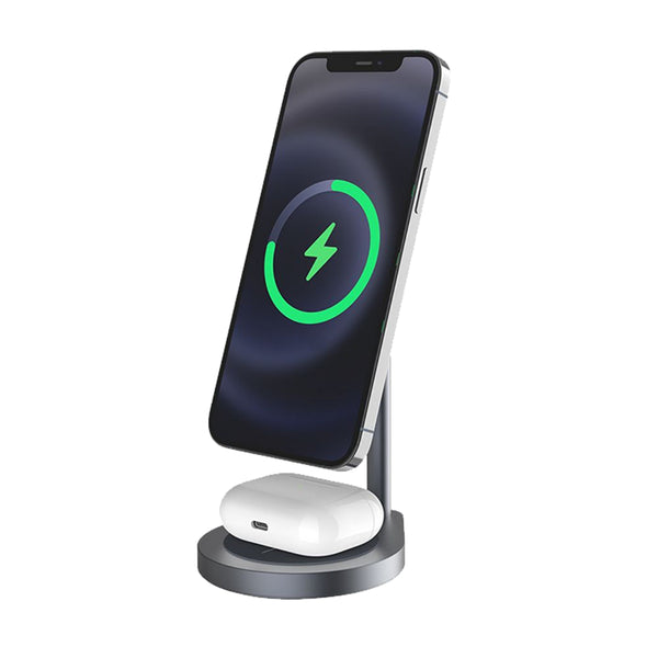 WiWU X25 Power Air 2 in 1 Wireless Charger Fast Charging Stand