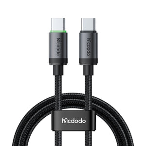 MCDODO CA-4410 60W USB-C to USB-C Cable with Charging Light 1m