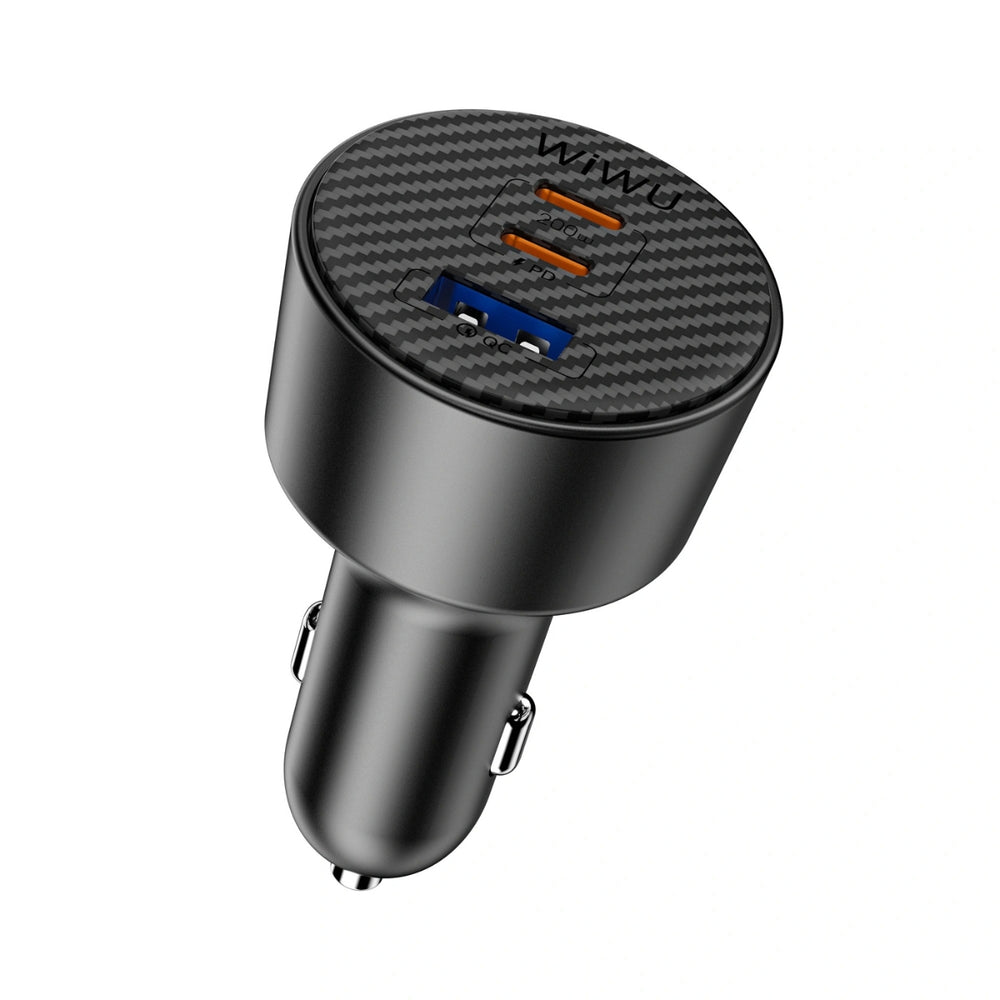 WIWU 200W Triple‑Port Car Charger