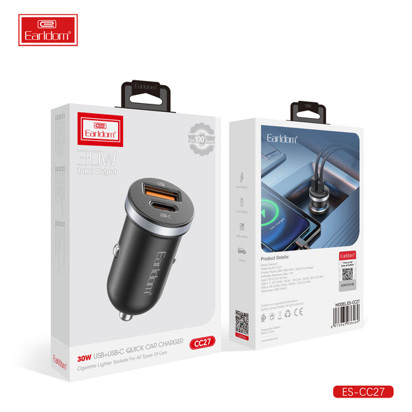 Earldom ES-CC27 30W Car Charger