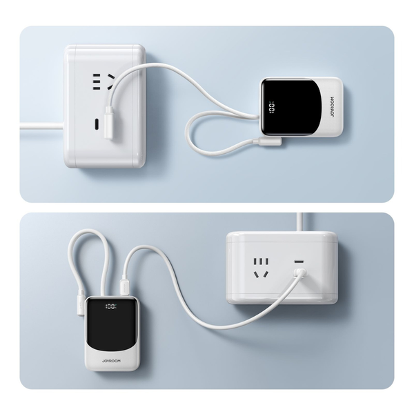 JOYROOM JR-PC1 22.5W Mini Power Bank with Built-in Cables 10000mAh