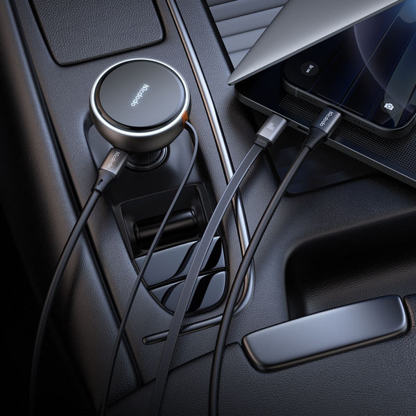 MCDODO CC-4850 80W Car Charger Built-in 80cm Retractable Cable