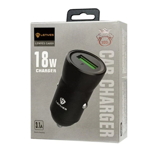 LENYES Car Charger 18W Fast Charging CA859