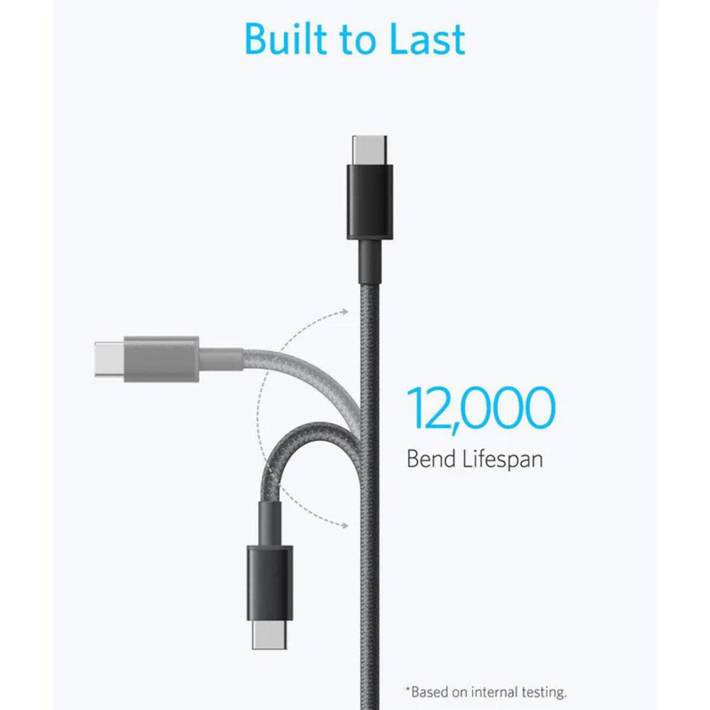 ANKER Nylon USB-C to USB-C 2.0 Cable A8752H11