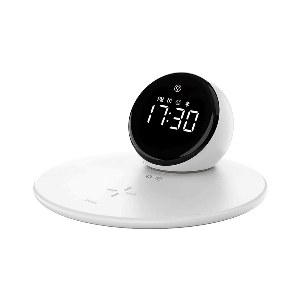 WiWU Night Light Wireless Charging Clock and Bluetooth Speaker Wi-W017