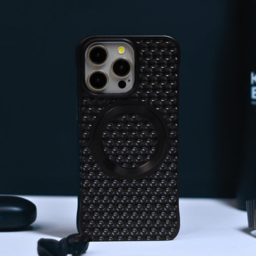 Studded Metal iPhone Case with MagSafe