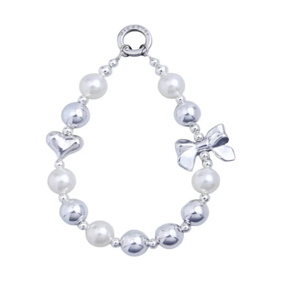 PICOCICI Stremer Bow Peach Mobile Charm
