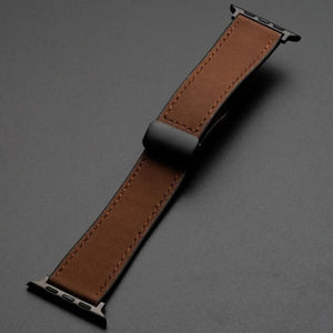 Magnetic Leather Apple Watch Band