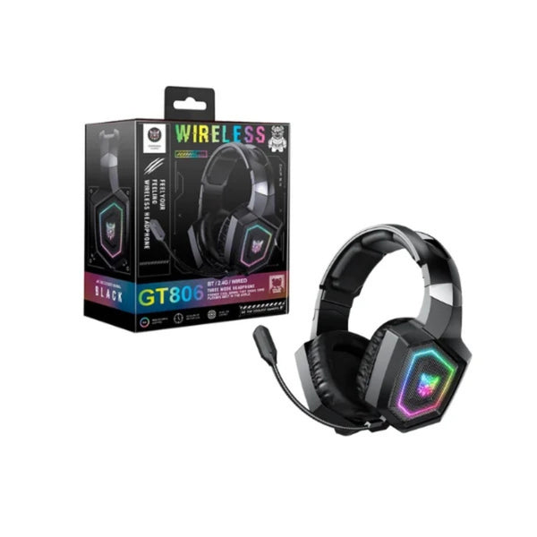 ONIKUMA GT806 Tri-mode Gaming Headset RGB Lighting