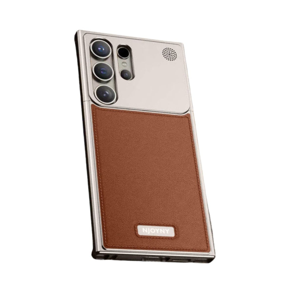 Samsung Leather Metal Frameless Aromatherapy MagSafe Case