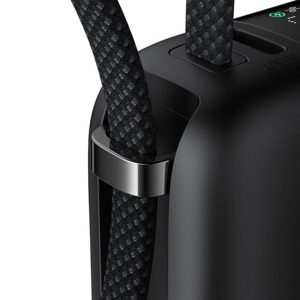 MCDODO MC-2550 22.5W Digital Display 10000mAh Mini Power Bank Built-in Cables(USB-C+Lightning)