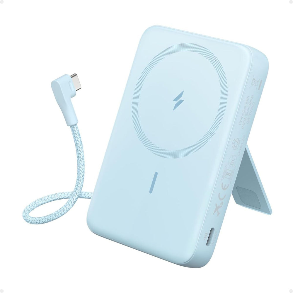 ANKER Power Bank (10K, Magnetic, Built-In USB-C Cable) A1685H31