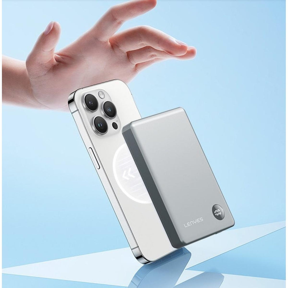LENYES 15W Wireless Magnet Power Bank 10000mAh PW137D