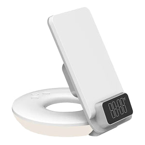 WiWU M11 4 in 1 Wireless Charging Station 15W with Clock
