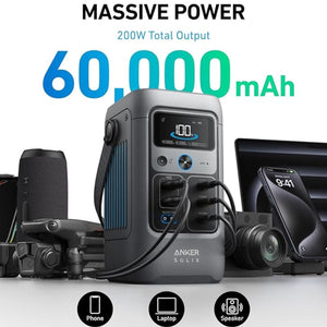 ANKER SOLIX C200 DC Portable Power Station A17270Z1