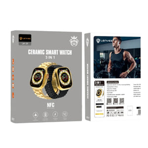 LENYES Gold Luxurious Smart watch LW-211