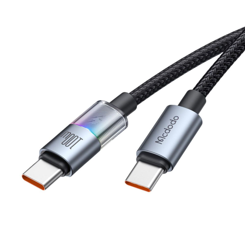 MCDODO CA-8200 USB-C to USB-C Cable with 7 Colorful Lights 1.2m