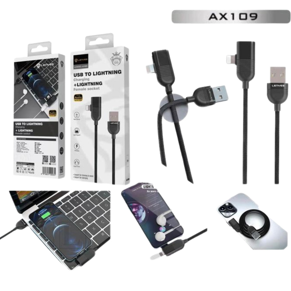 LENYES Lightning to USB Audio AX109