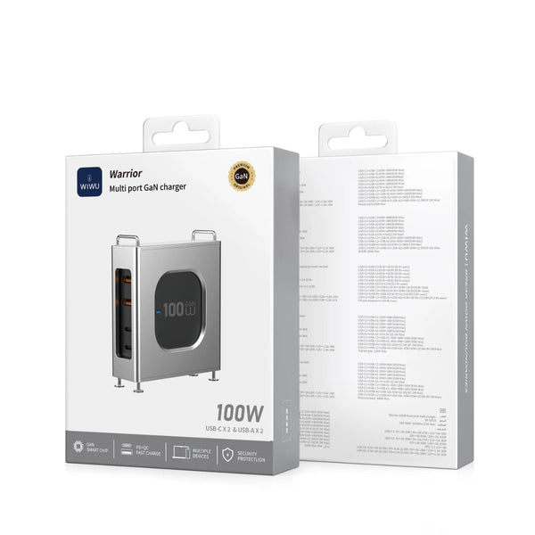 WiWU Wi‑G013 Warrior – Powerful 100 W Multi-Port GaN Charging Station