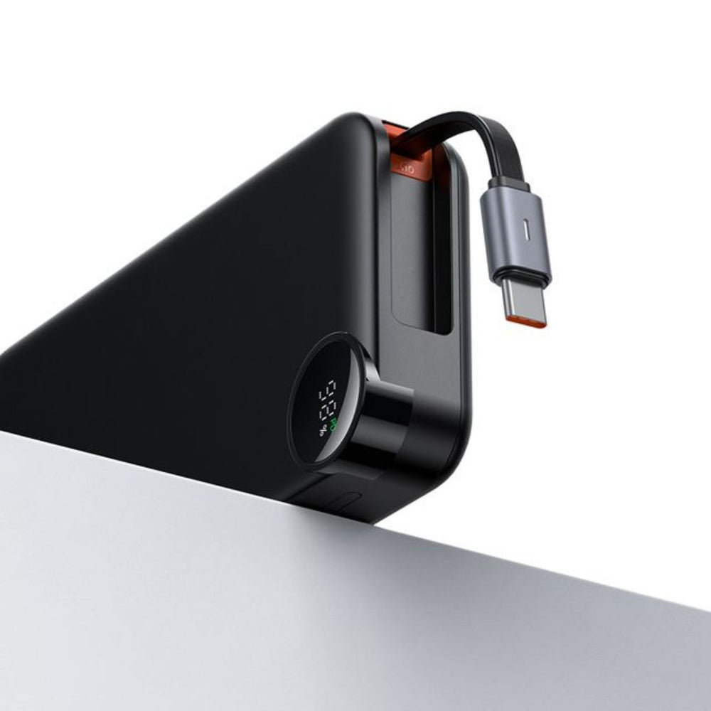 MCDODO MC-3860 22.5W Built-in Retractable Cable Digital Display 10000mAh Power Bank