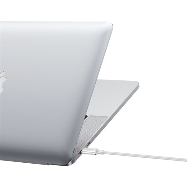 USAMS US-SJ660 Type-C To Type-C PD100W Fast Charging Transparent Data Cable With Light--Cloud Series 1.2M