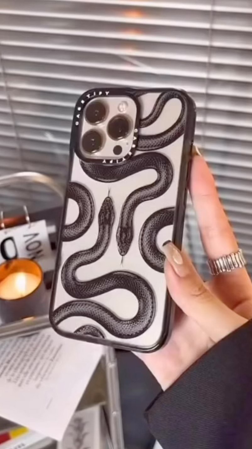 Snake Pattern Impact Phone Case