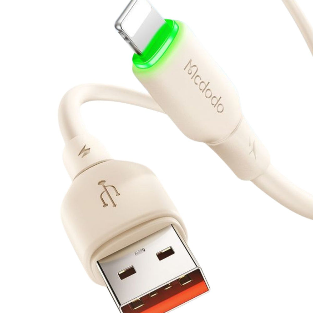 MCDODO CA-4740 Lightning Data Cable with LED Light 1.2m