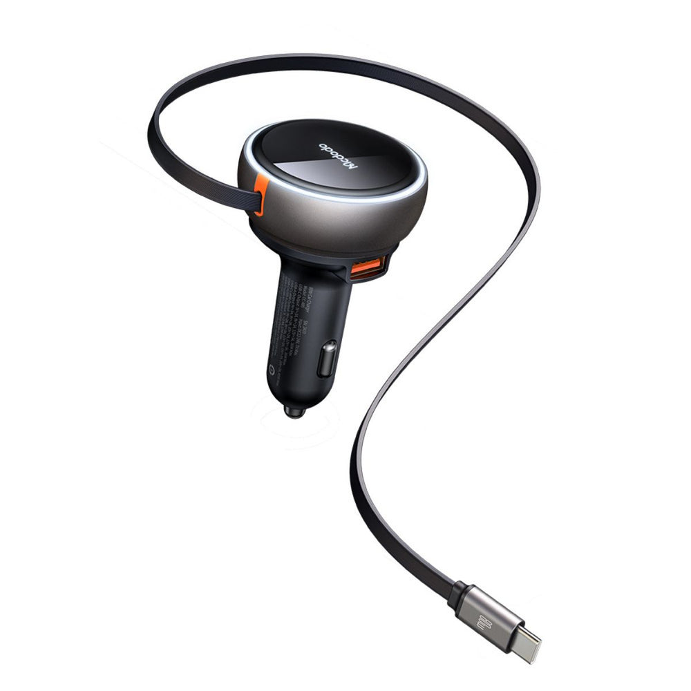MCDODO CC-4850 80W Car Charger Built-in 80cm Retractable Cable