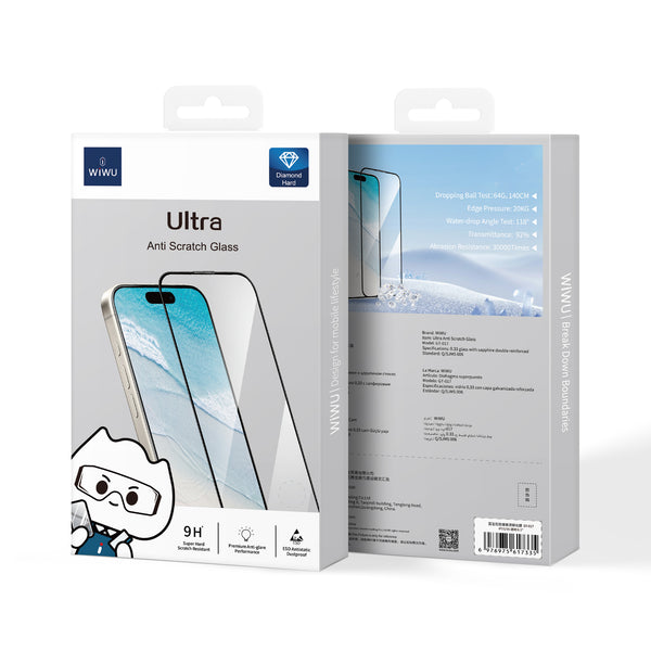 WIWU Sapphire Clear Screen Protector 15-16 series
