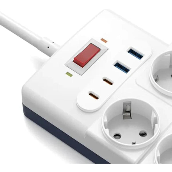 WiWU Wi-S008 PS1042 20W GaN 14 in 1 High Capacity Power Strip