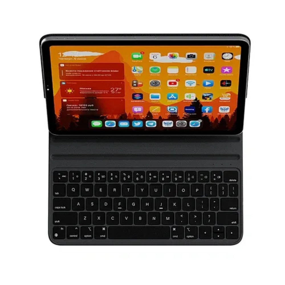 WiWU Ultra thin Smart Magnetic Wireless Keyboard Cover (English & Arabic）