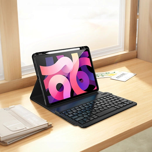 WIWU MK-006 3 in 1 Premium Combo Protect Case+Pencil+Keyboard 10.2＆10.5 (English+Arabic)