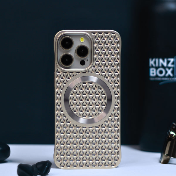 Studded Metal iPhone Case with MagSafe