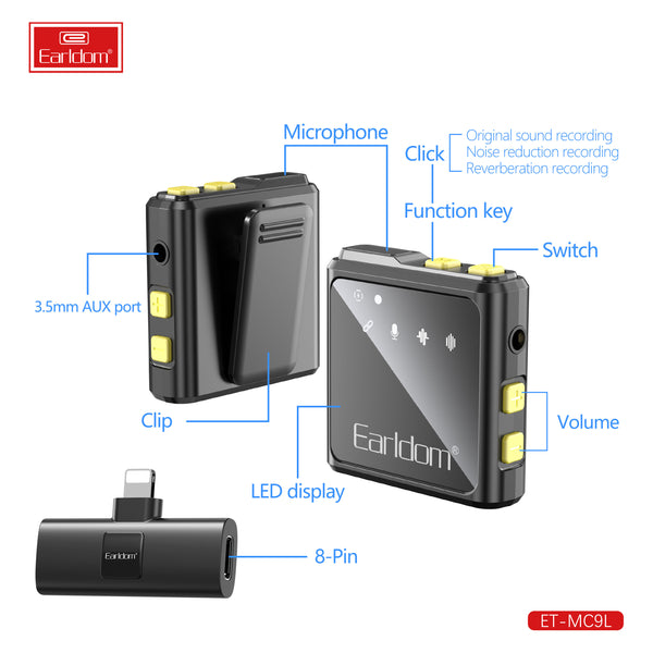 Earldom ET-MC10 Wireless Microphone