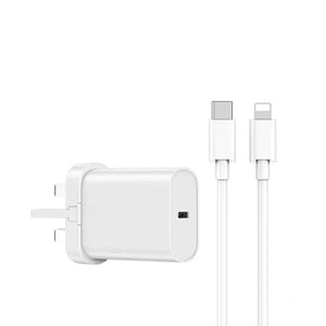 WiWU 20W PD Charger+ Cable Set C to L Cable Wi-U001