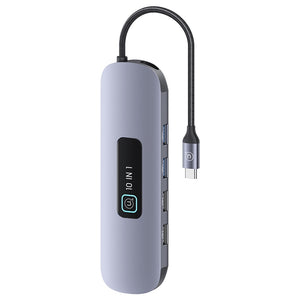 USAMS US-SJ644 PD100W 10in1 Multifunctional Type-C HUB