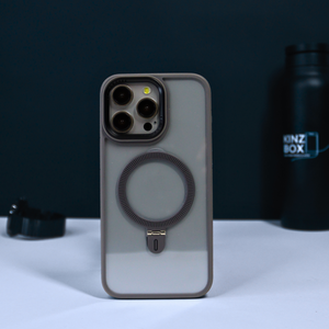 Clear iPhone Case with Colored Magsafe Ring