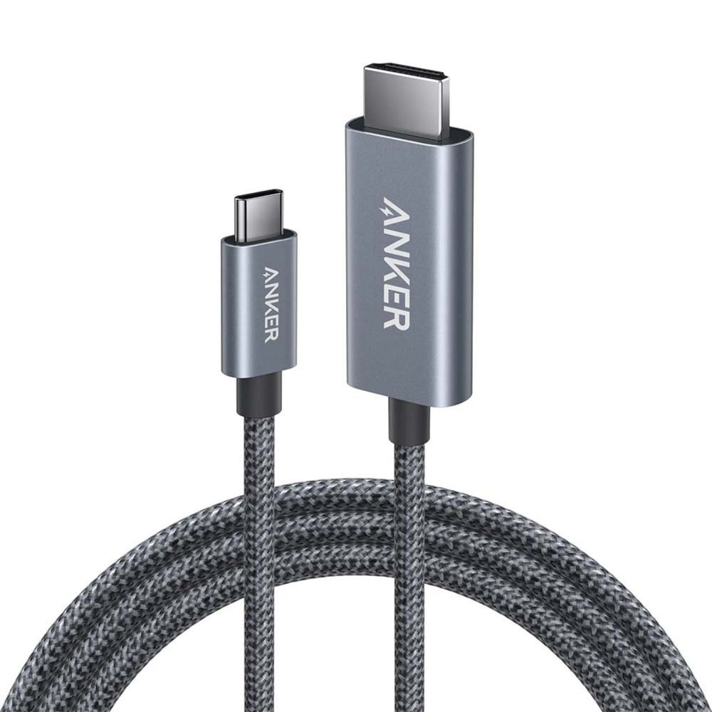 ANKER Nano USB-C to HDMI Cable (6 ft, 4K, Braided) A87E0H12
