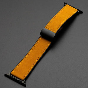 Magnetic Leather Apple Watch Band