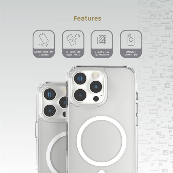 Levelo iPhone MagSafe Clara Clear Case