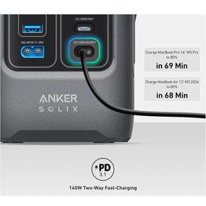 ANKER SOLIX C200 DC Portable Power Station A17270Z1