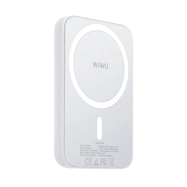 WiWU Snap Cube Magnetic Wireless Charging 5000mAh Power Bank