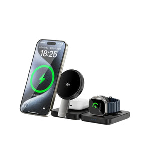 WiWU Wi-W028 3 in 1 Folding Wireless Charger