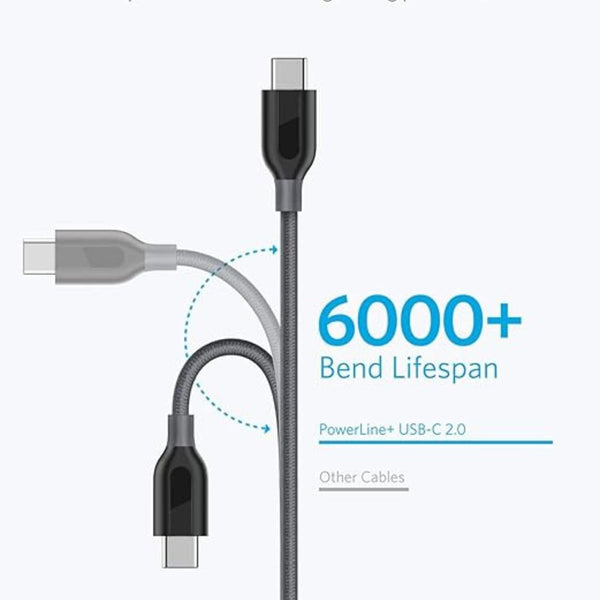 ANKER Nylon USB-C to USB-A 2.0 Cable (6FT) A8173H11